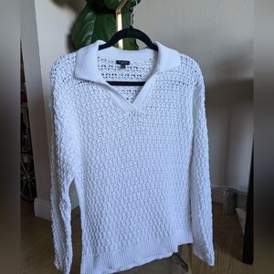 Talbots Crochet Sweater